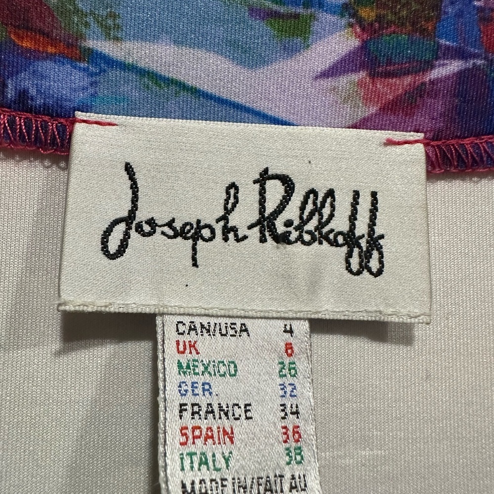 Joseph Ribkoff Multicolor Abstract Blazer - Picture 3 of 8